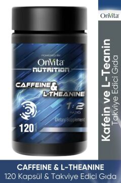 Onvita Nutrition Caffeine & L-Theanine Aminoasit 120 Kapsül