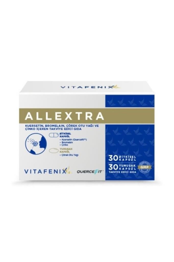 Vitafenix Allextra Kuersetin, Bromelain, Çinko ve Çörek Otu Yağı 60 Kapsül
