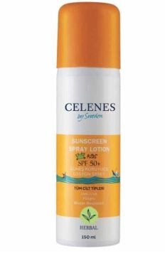 Celenes By Sweden Kids SPF50+Güneş Koruyucu Losyon Sprey 150 ml