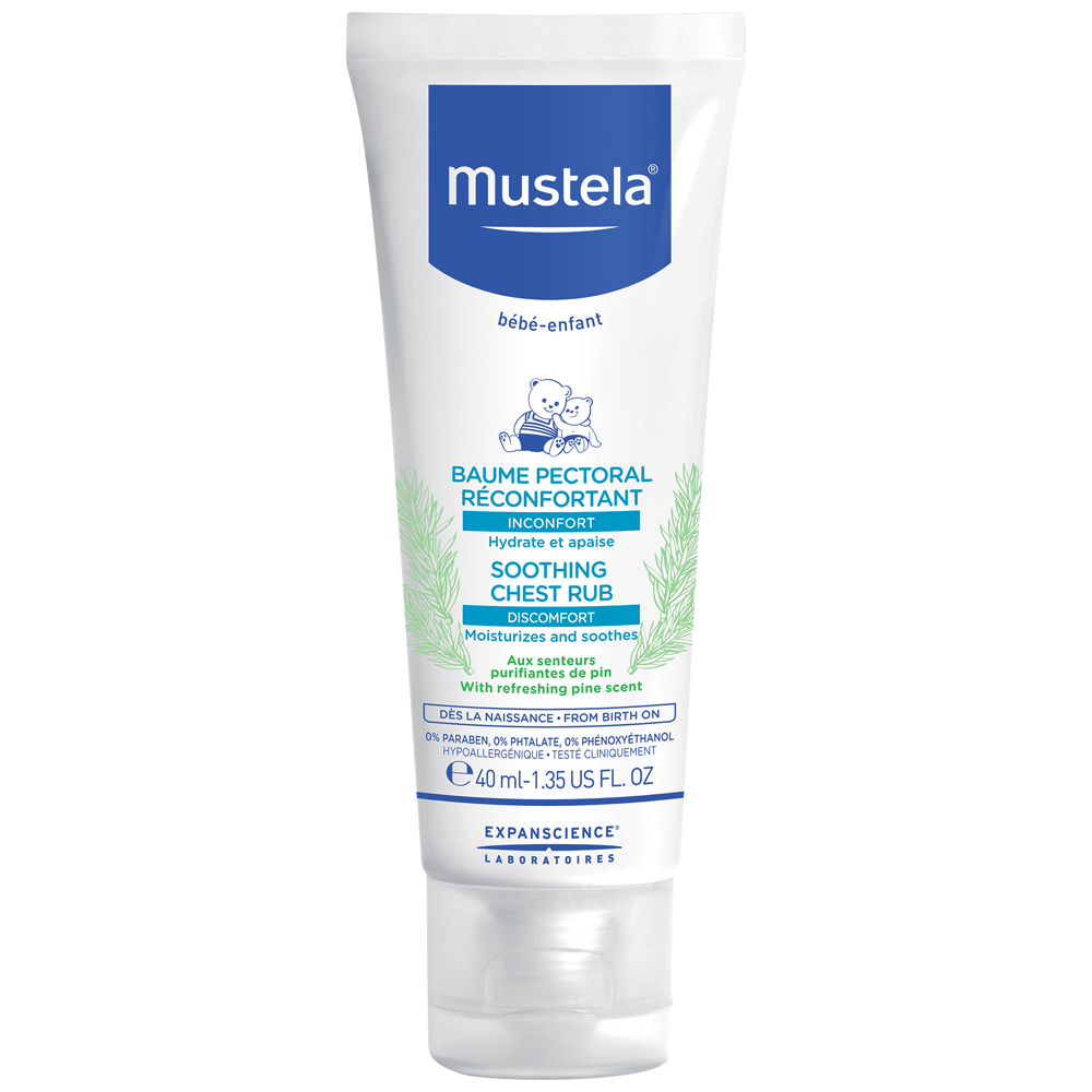 Mustela Soothing Chest Rub 40ml Rahatlatıcı Göğüs Balsamı