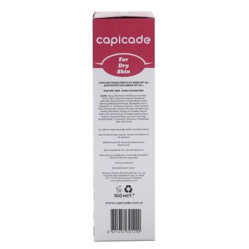 Capicade Spf 50+ Kuru Cilt Güneş Koruyucu Krem 100 ml