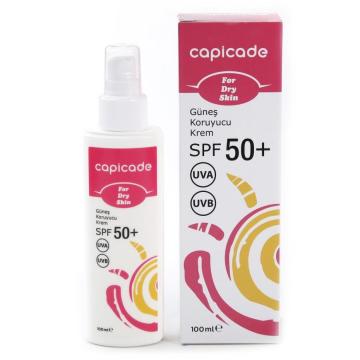 Capicade Spf 50+ Kuru Cilt Güneş Koruyucu Krem 100 ml