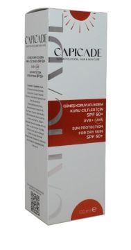 Capicade Spf 50+ Kuru Cilt Güneş Koruyucu Krem 100 ml