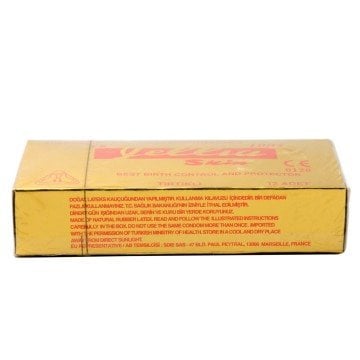 Jellia Skin Prezervatif 12'Li Tırtıklı