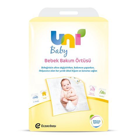 Uni Baby 10'lu Bebek Bakım Örtüsü