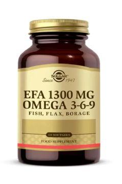 Solgar EFA 1300 mg Omega 3-6-9 60 Yumuşak Jelatinli Kapsül