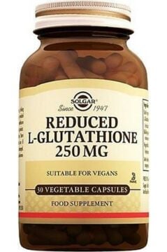 Solgar L-Glutathione 250 mg (Reduced) 30 Kapsül