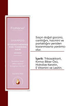 Foltene Pharma Saç Dökülmesine Karşı Kadınlara Özel Akif Şampuan