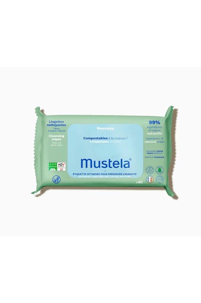 Mustela Kompost Edilebilir Islak Mendil 60 Adet
