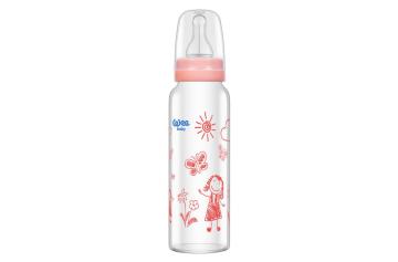 Wee Baby Isıya Dayanıklı Cam Biberon 240 ml