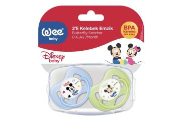 Wee Baby 2 li Kelebek Emzik 0-6 Ay Kod 181
