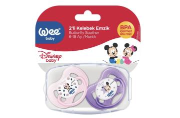 Wee Baby 2 li Kelebek Emzik 6-18 Ay Kod 182