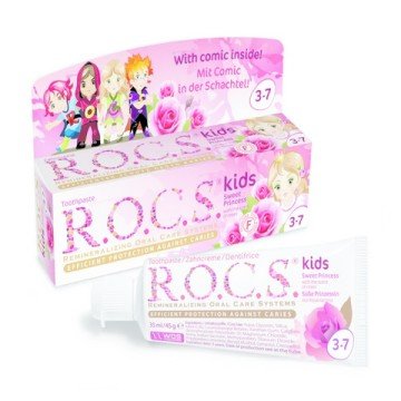 R.O.C.S. Kids Floridsiz Gül Tadında 3-7 Yaş Diş Macunu