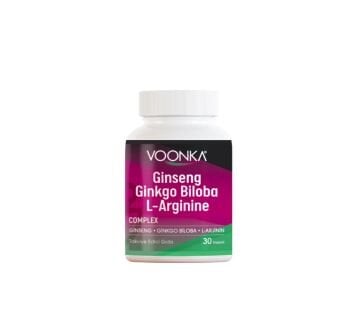 Voonka Ginseng Ginkgo Biloba L-Arginine 30 Kapsül