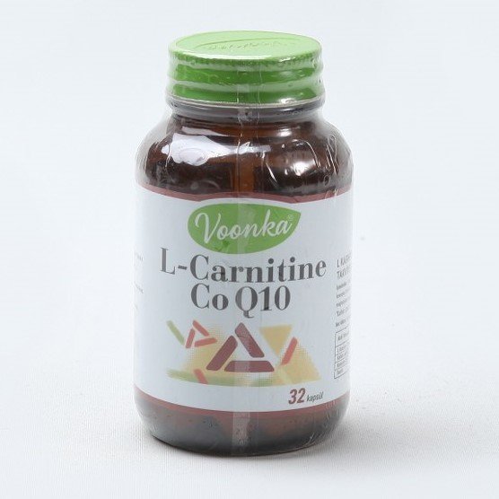 Voonka L-Carnitine CoQ10 Tak. Edici Gıda 32 Kapsül