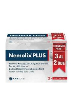 Nemolix Plus 30 Tablet Ekonomik Paket 3 Al 2 Öde