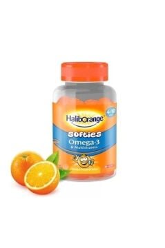 Haliborange Omega 3 Softies Portakal Aromalı Yumuşak Çiğnenebilir Form 60'Lı