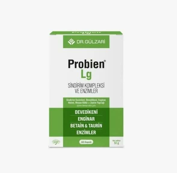 Probien LG Digestive Sindirim Kompleksi ve Enzimler 60 Kapsül