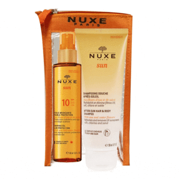 Nuxe Sun Bronzlaştırıcı Yağ Spf10 +Nuxe Sun Şampuan 200 ml