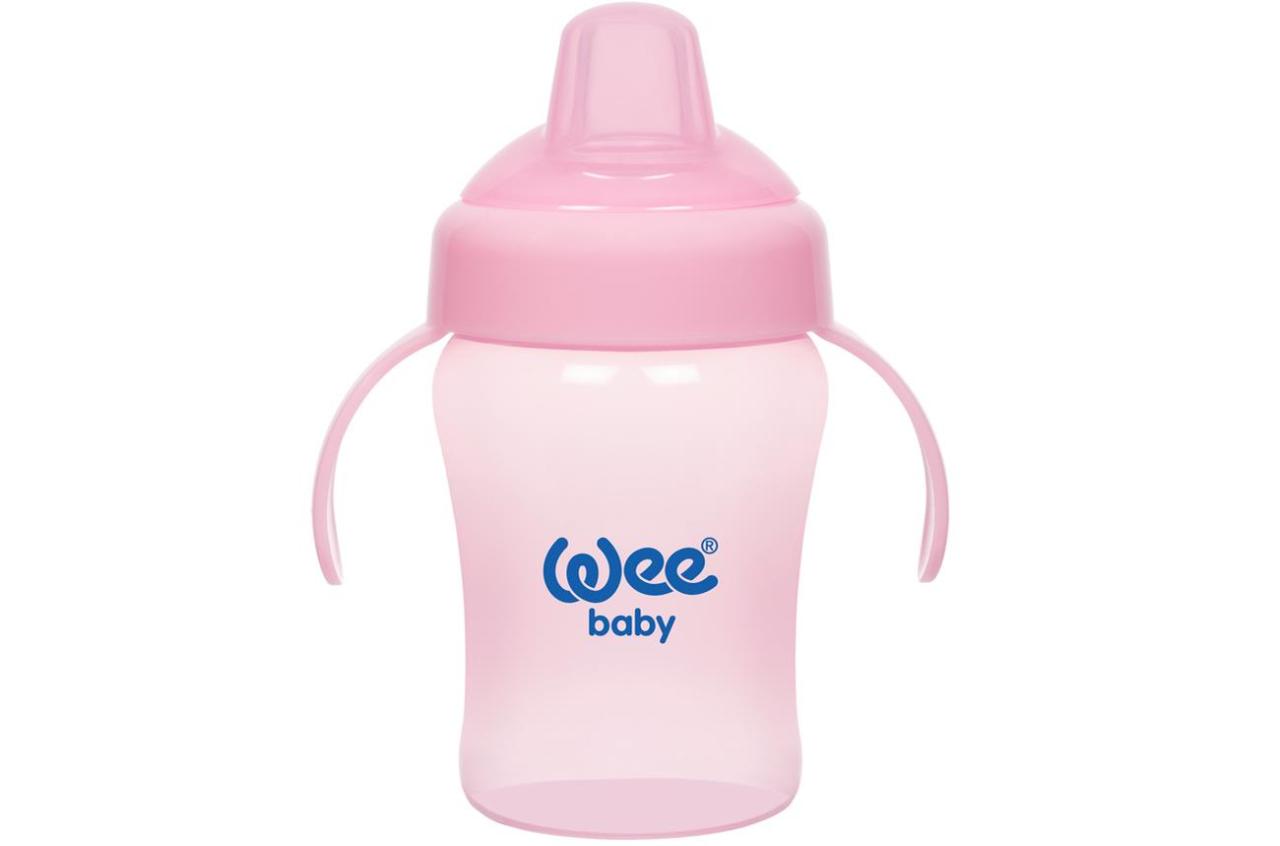 Wee Baby Colorful Akıtmaz Kulplu Bardak 240 ml