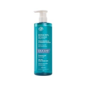 Ducray Keracnyl Gel Moussant 400 ml Yüz Temizleme Jeli