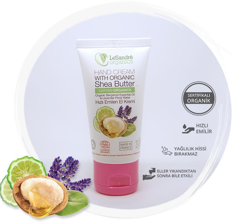 Le Sandre Organics Organik El Kremi 50 ml