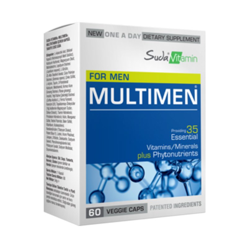 Suda Vitamin For Men Multimen 60 Kapsül