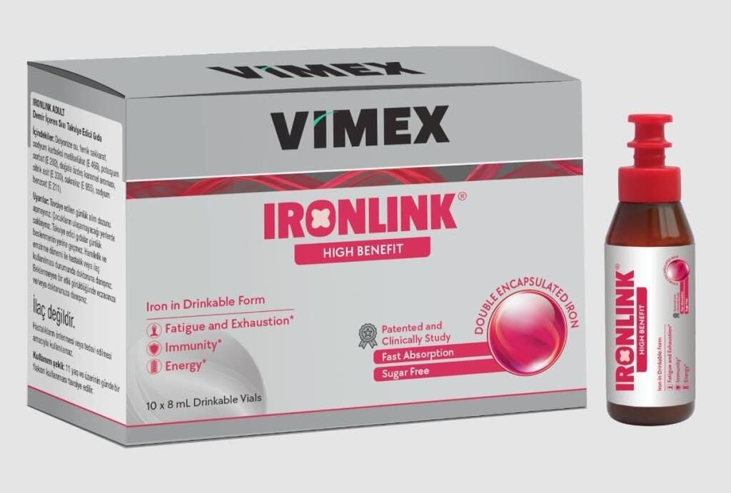 Vimex Ironlink Sıvı Flakon 8 Ml 10'Lu