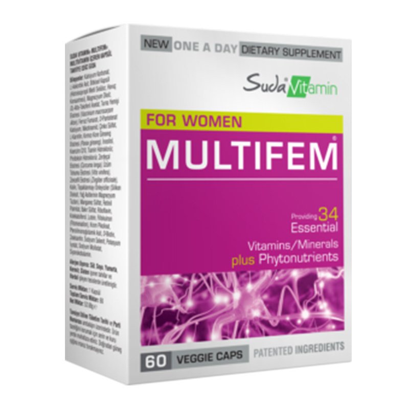 Suda Vitamin For Women Multifem 60 Kapsül