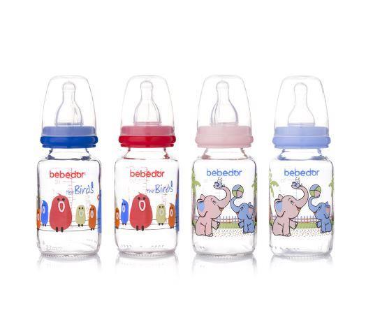 Bebedor Desenli Cam Biberon 125ML