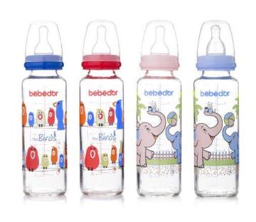Bebedor desenli Cam Biberon 250ml