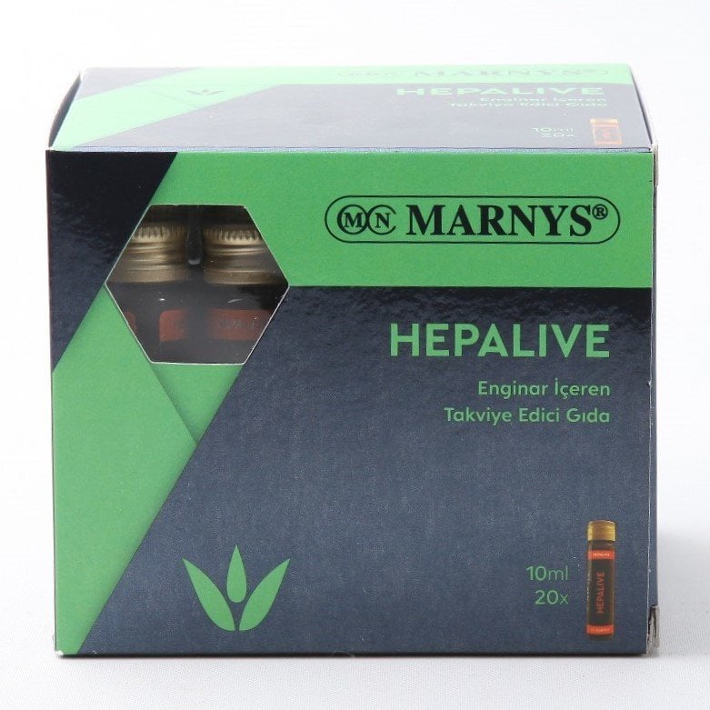 Marnys Hepalive Enginar Özlü 10 ml x 20 Flakon