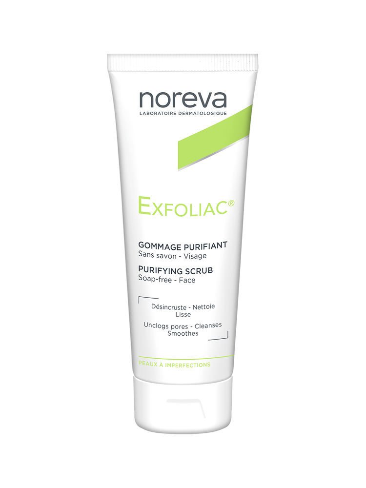 Noreva Exfoliac Purifying Scrub Karma Yağlı Ciltlere Özel Peeling Temizleyici 50 ml