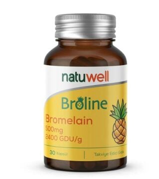Natuwell Broline Bromelain 500mg 30 Kapsül