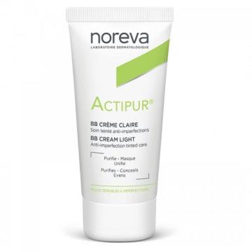 Noreva Actıpur BB Cream Lıght Karma Yağlı Ciltlere Özel Renkli Bakım Kremi 30 ml