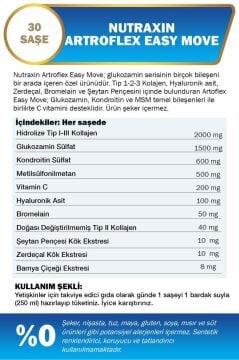 Nutraxin Artroflex Easy Move - Gıda Takviyesi 30 Saşe