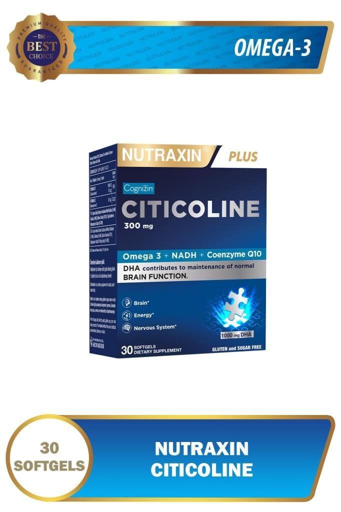 Nutraxin Citicoline Takviye Edici Gıda 30 Kapsül