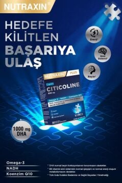 Nutraxin Citicoline Takviye Edici Gıda 30 Kapsül