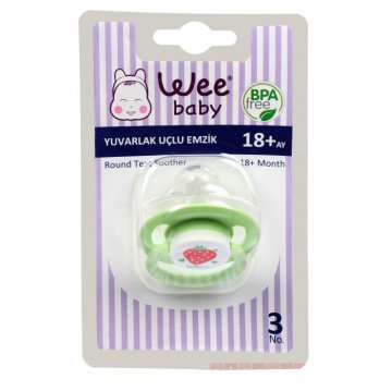 Wee Baby Yuvarlak Uçlu Emzik No:3