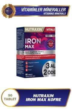 Nutraxin Iron Max 3 Al 2 Öde 90 Tablet