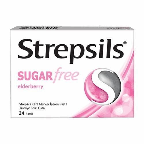 Strepsils Karamürver Aromalı Şekersiz 24 Pastil