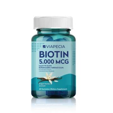 Viapecia Biotin 5000 Mcg 60 Gummies