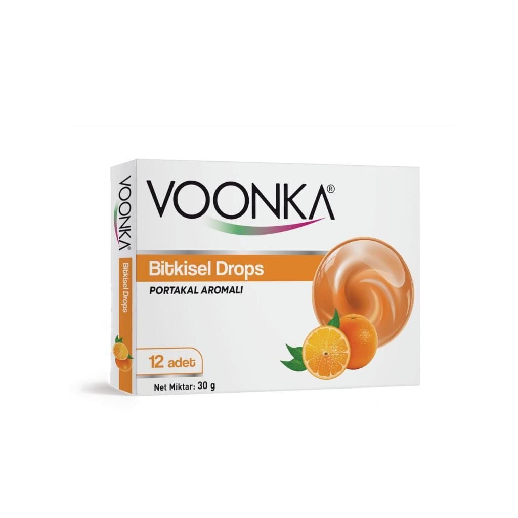 Voonka Pastil Portakal C Vitamini Bitkisel Drops 12li