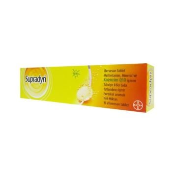 Supradyn Koenzim Q10 15 Efervesan Tablet