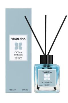 Viaderma Kare Şişe Okyanus Esintesi Bambu Çubuklu Oda Kokusu 100 ml