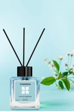 Viaderma Kare Şişe Okyanus Esintesi Bambu Çubuklu Oda Kokusu 100 ml