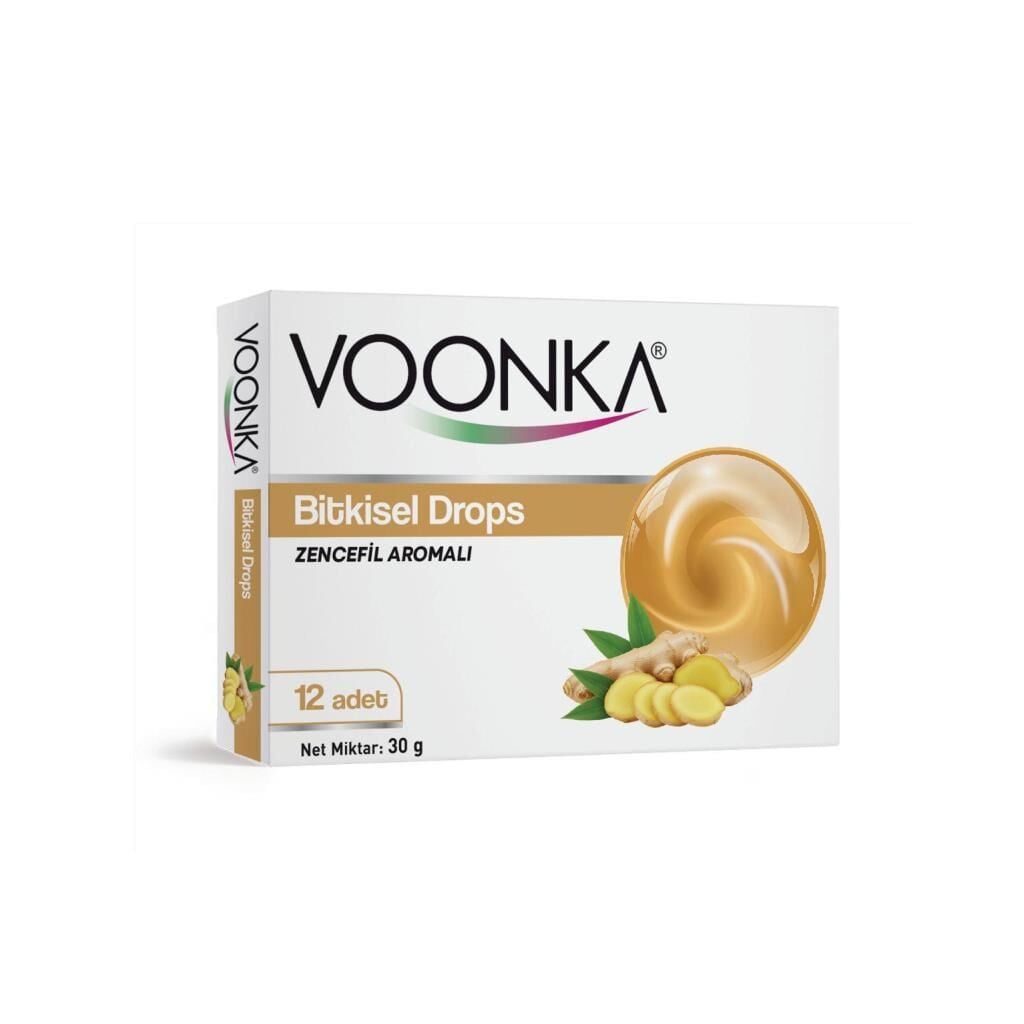 Voonka Pastil Zencefil Bitkisel Drops 12 li