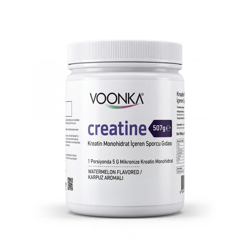 Voonka Creatine Monohidrat Karpuz Aromalı Powder 507 gr