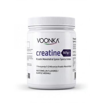 Voonka Creatine Monohidrat Karpuz Aromalı Powder 507 gr