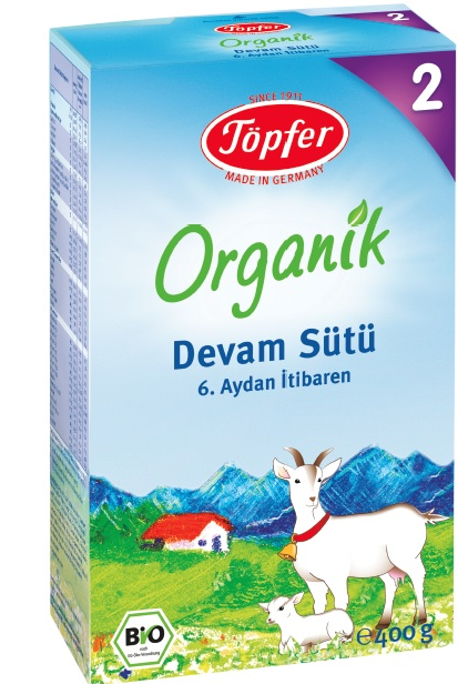 Töpfer 2 Organik Keçi Sütü 400 gr Bebek Maması